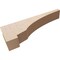 Ekena Millwork 5"W x 30"D x 10"H Thin Moab Rough Cedar Woodgrain TimberThane Corbel, Primed Tan CORUR05X30X10MOARCPR - alternate 4